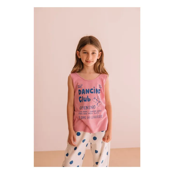 Pantalones de pata ancha Elia con lunares | Blanco- Imagen del producto n°5