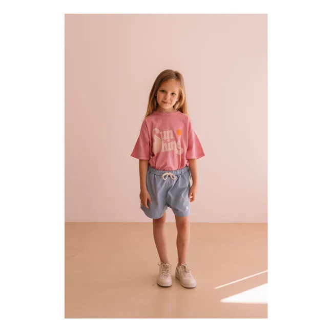 Dylan Sunshine organic cotton T-shirt | Pink