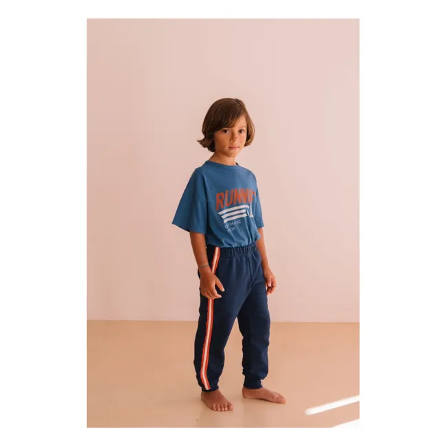 Joggers Charles de algodón orgánico | Azul oscuro