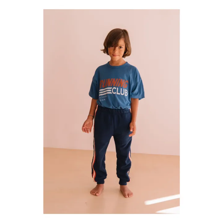 Joggers Charles de algodón orgánico | Azul oscuro- Imagen del producto n°1