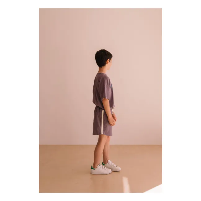 Pantalones cortos Marlow de algodón orgánico | Violeta