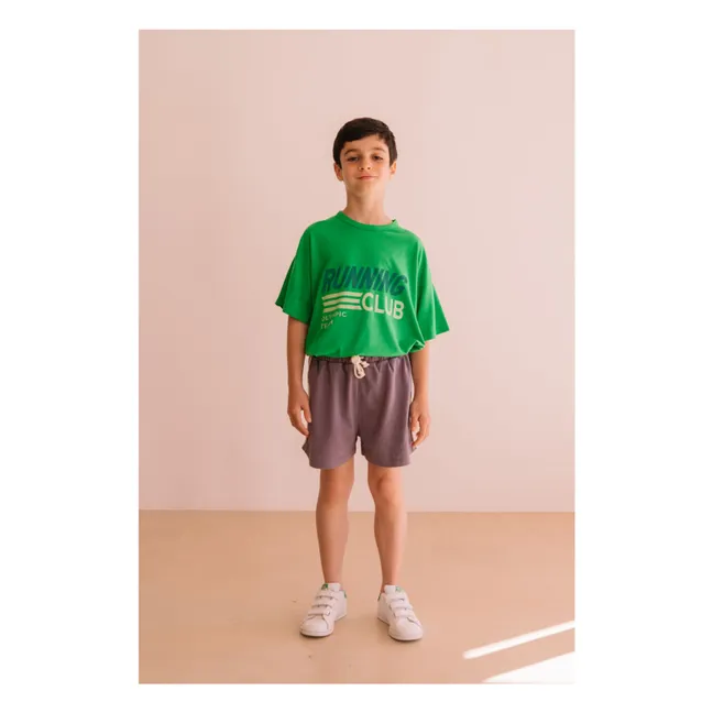 Pantalones cortos Marlow de algodón orgánico | Violeta