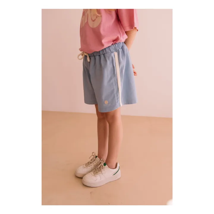 Pantalones cortos Marlow de algodón orgánico | Azul Claro- Imagen del producto n°5