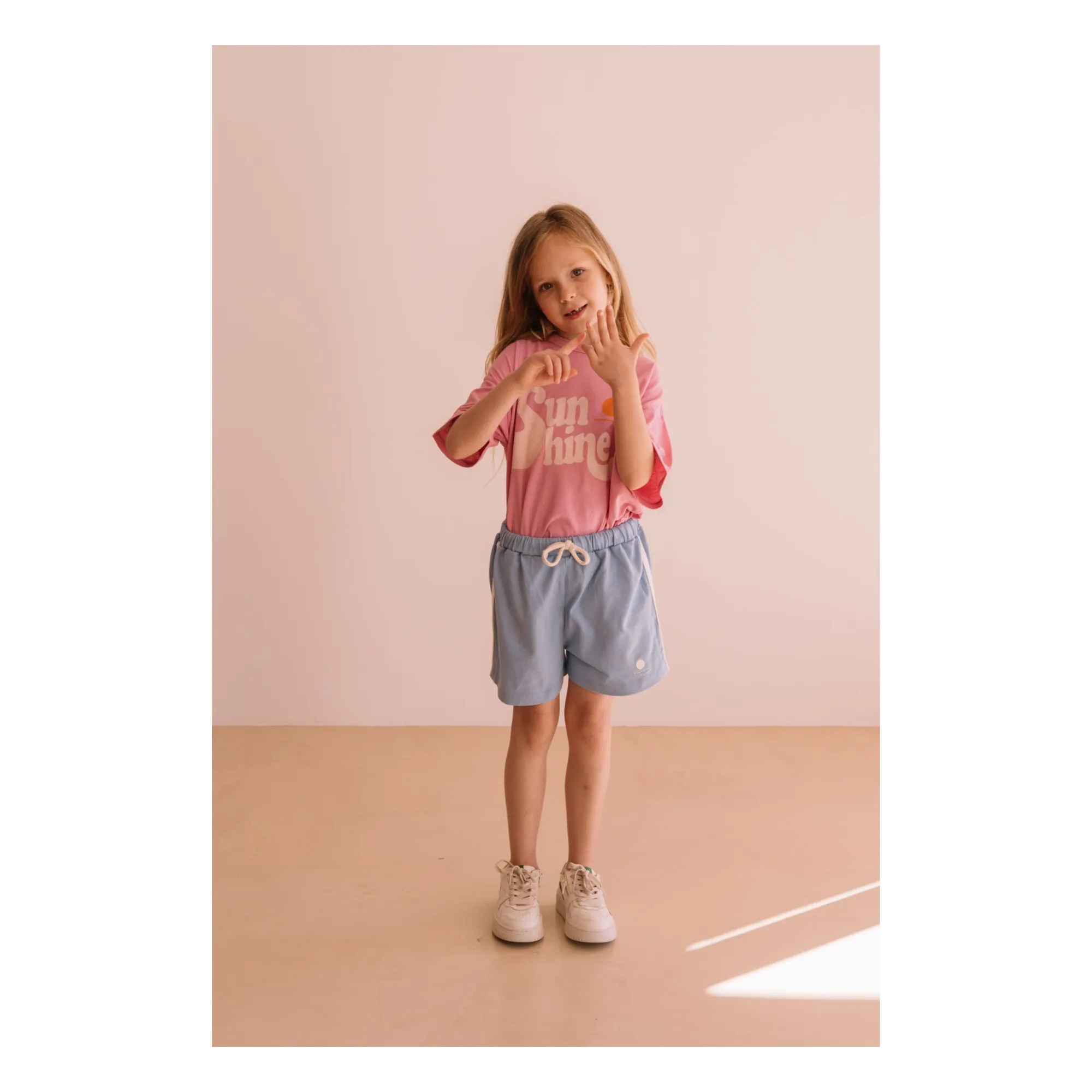Short Marlow Coton Bio | Bleu Clair- Image produit n°3