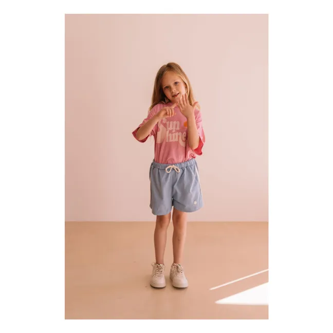 Marlow organic cotton shorts | Light Blue