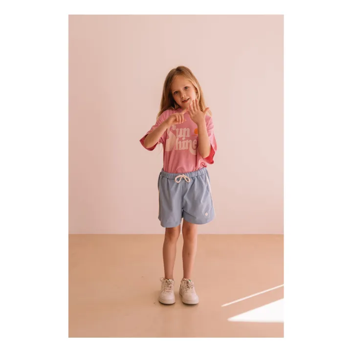 Pantalones cortos Marlow de algodón orgánico | Azul Claro- Imagen del producto n°3