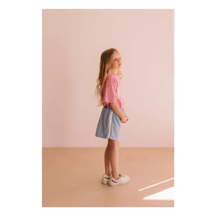 Pantalones cortos Marlow de algodón orgánico | Azul Claro- Imagen del producto n°4