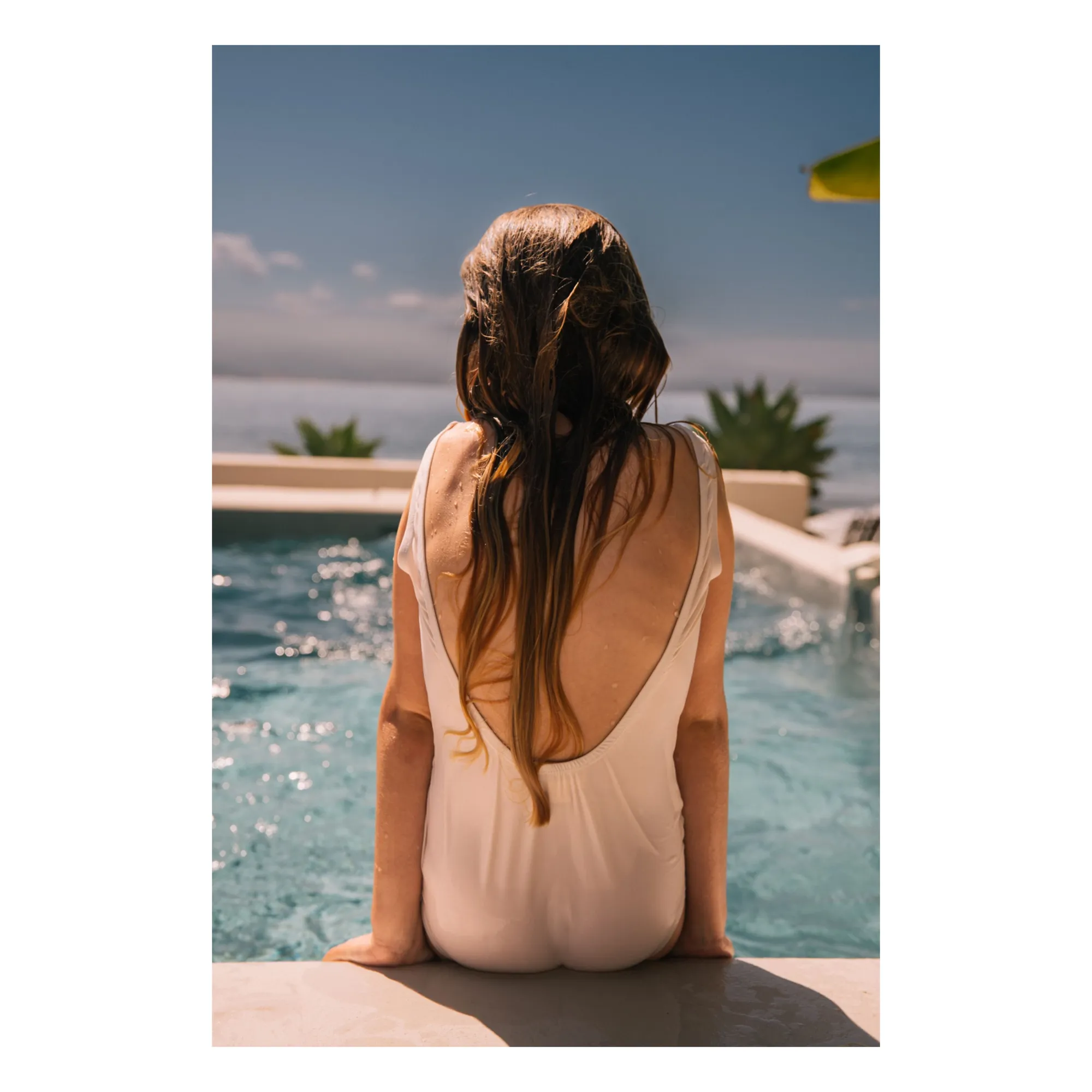 Maillot de Bain Hailey Palmiers | Orange- Image produit n°7