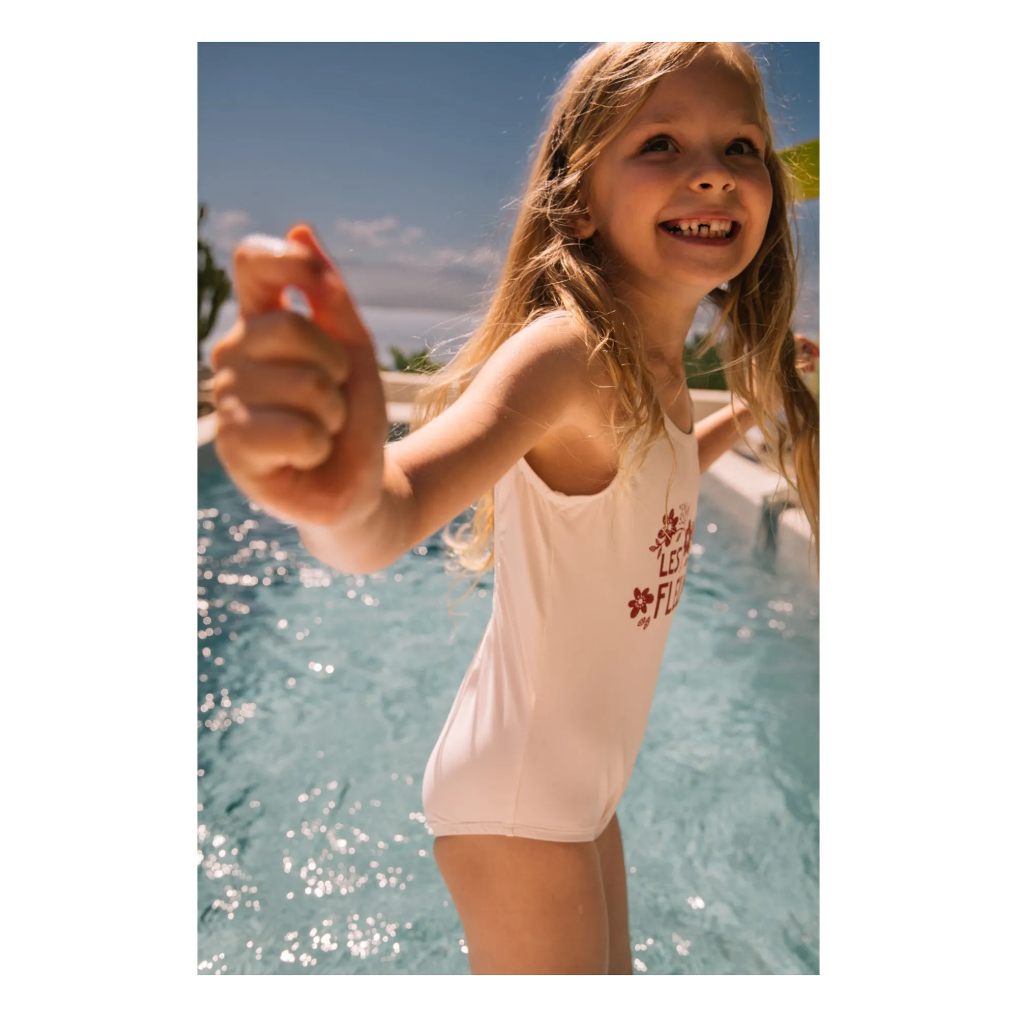 Maillot de Bain Hailey Palmiers | Orange- Image produit n°4