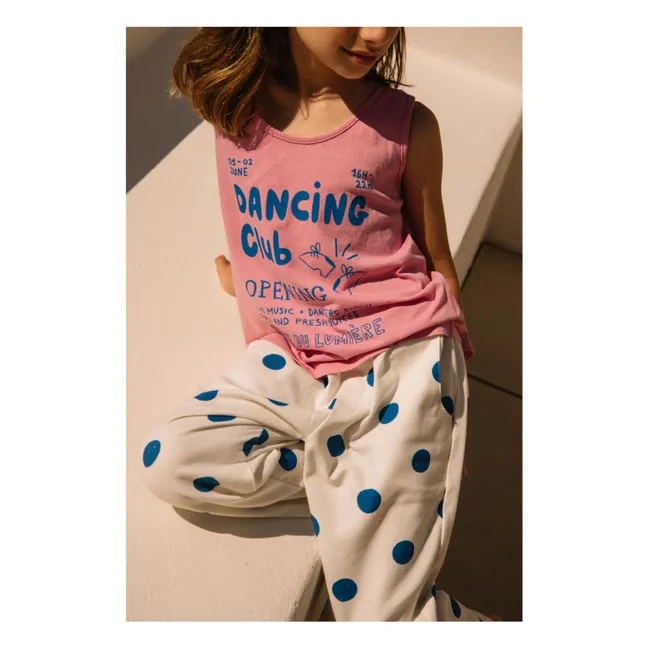Débardeur Marcel Dancing Club Coton Bio | Rose