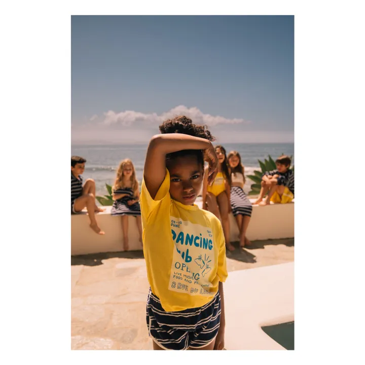 Camiseta Dylan Dancing Club Algodón orgánico | Amarillo- Imagen del producto n°3
