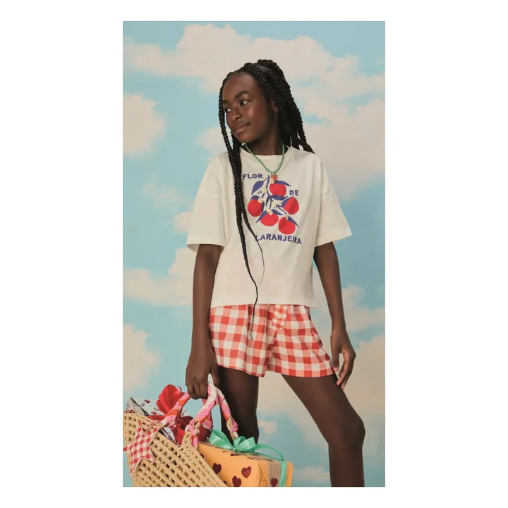 Short Vichy | Rouge- Image produit n°1