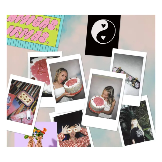 Top Rüschen gerafft | Weiß