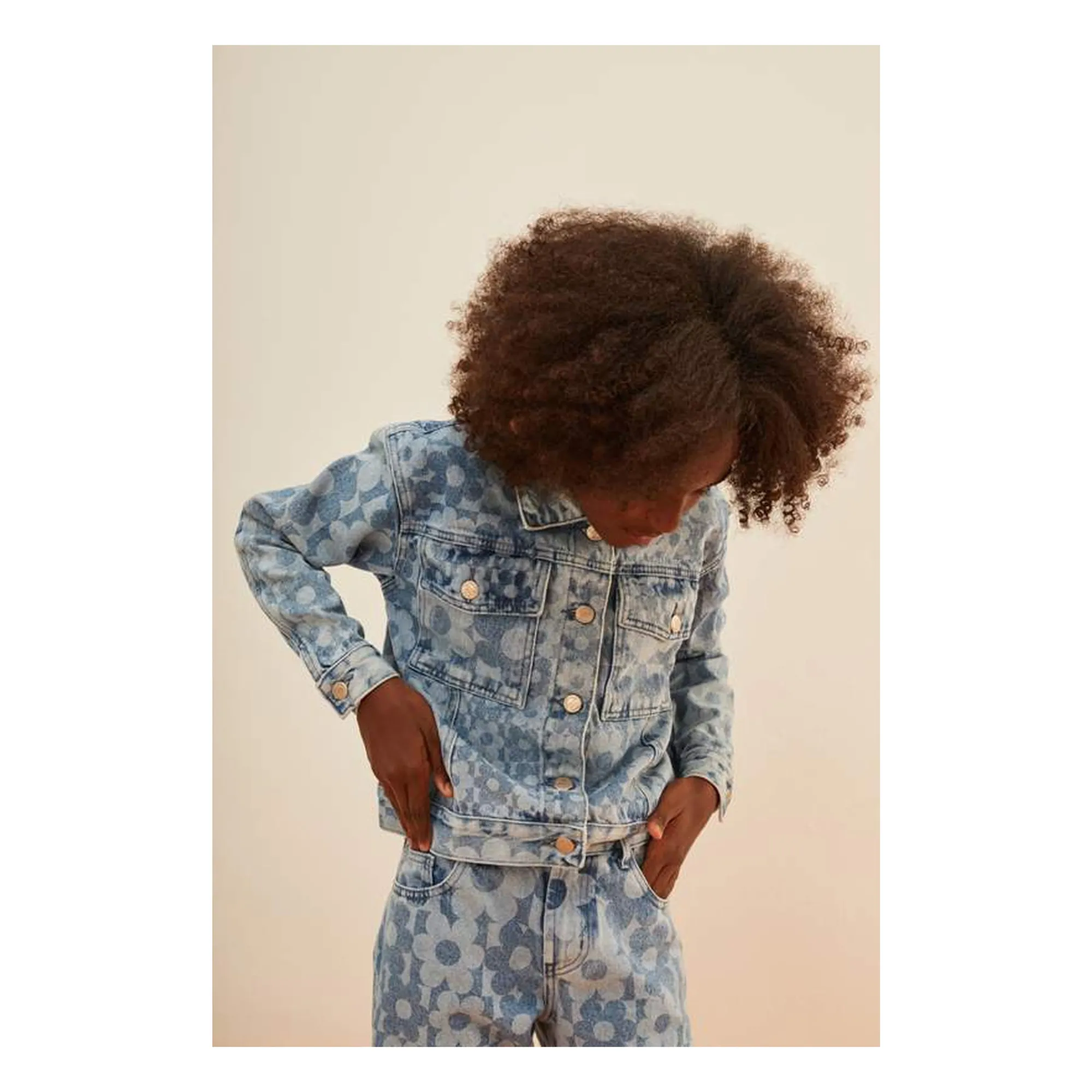 Jean Fleurs | Bleu Clair- Image produit n°2