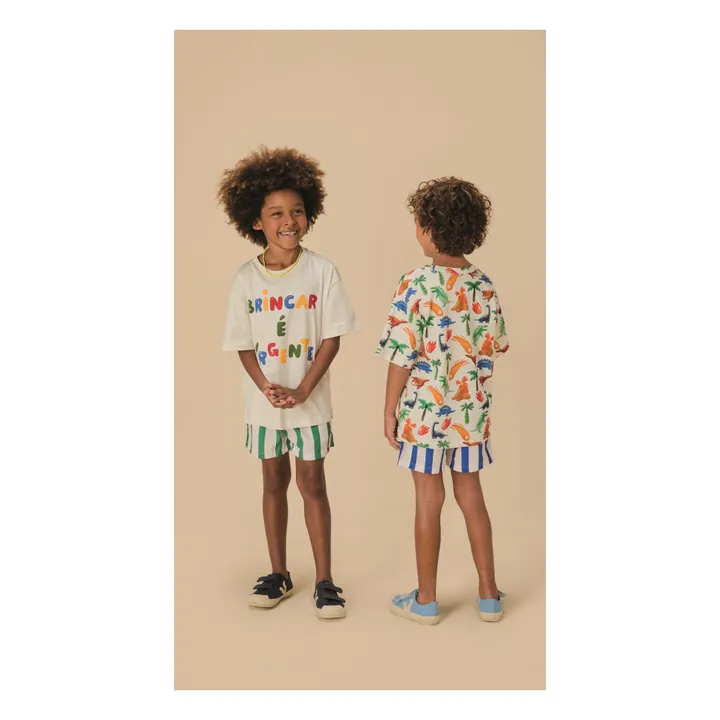 T-shirt Brincar é Urgente | Blanc- Image produit n°2