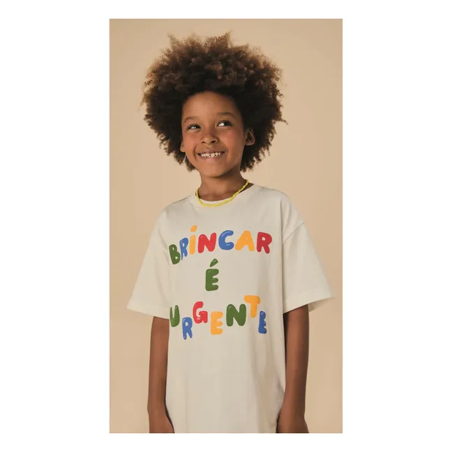 T-shirt Brincar é Urgente | Blanc