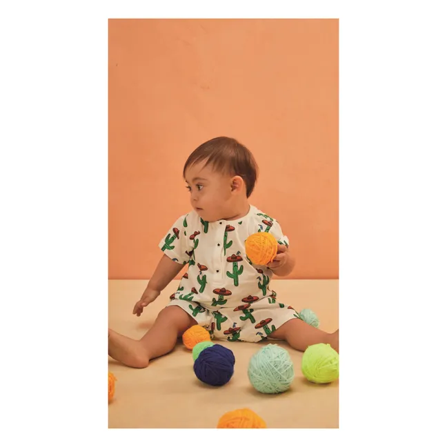 Pelele cactus | Blanco