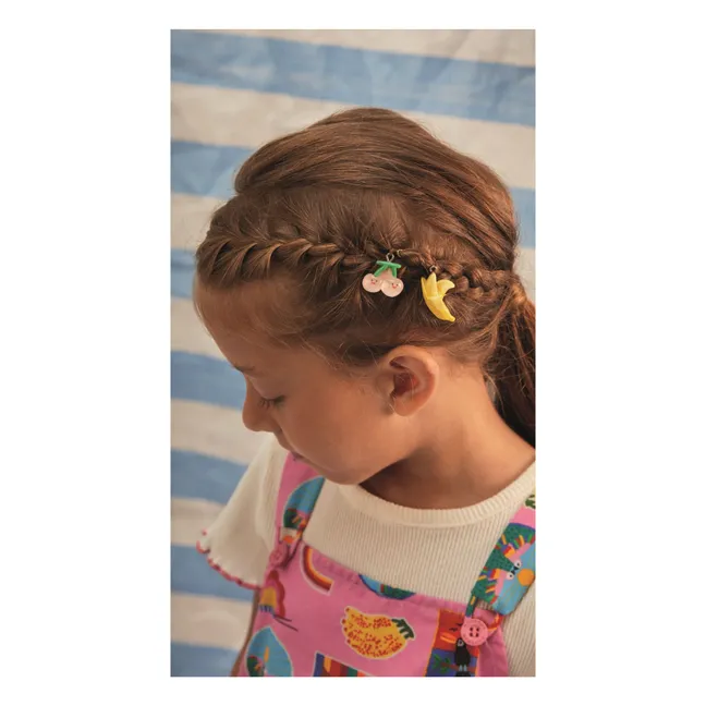 Salopette Arc-en-ciel | Rose