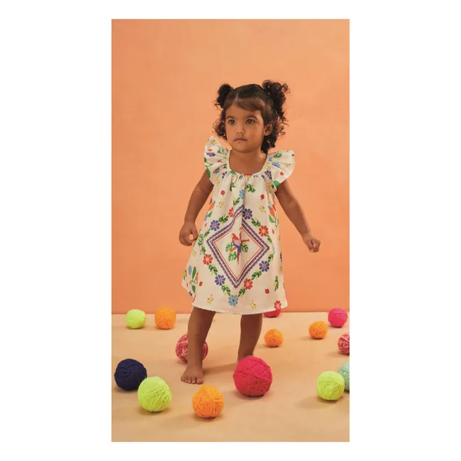 Barboteuse Fleurie | Blanc