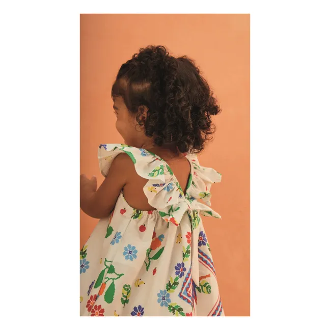 Barboteuse Fleurie | Blanc