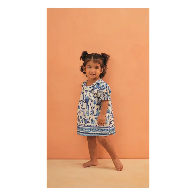 Pelele Jardin de Fleurs | Azul