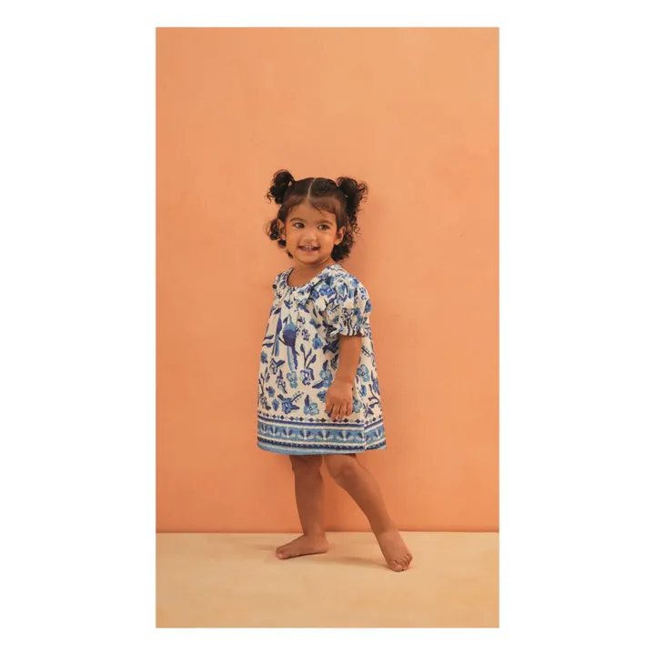 Pelele Jardin de Fleurs | Azul- Imagen del producto n°1