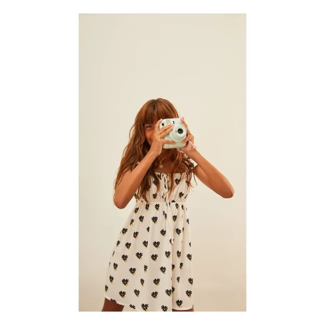 Robe Fleurie | Blanc