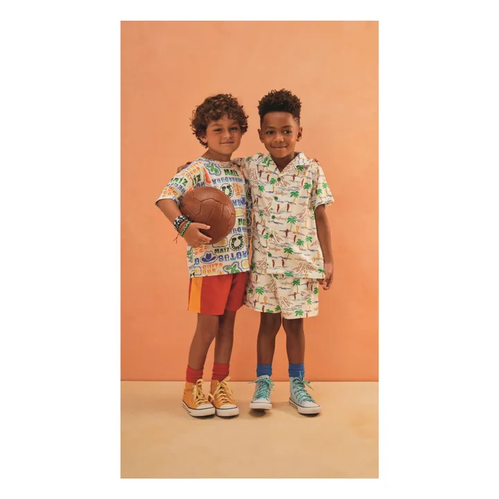 Camiseta de palmeras | Blanco- Imagen del producto n°1