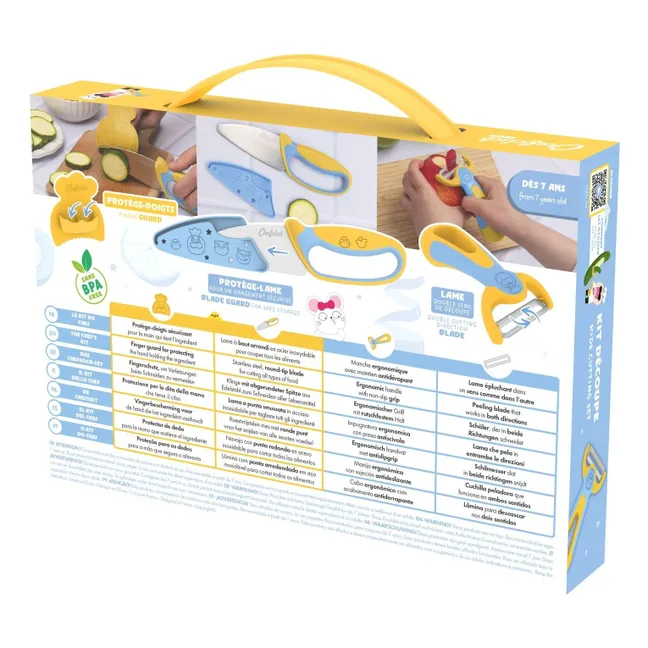 Kit éplucheur et couteau | Jaune