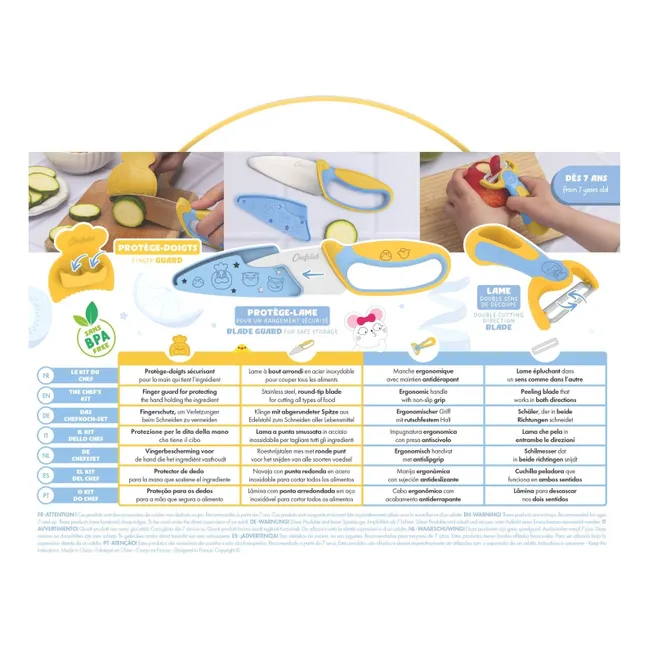 Peeler and knife kit | Yellow