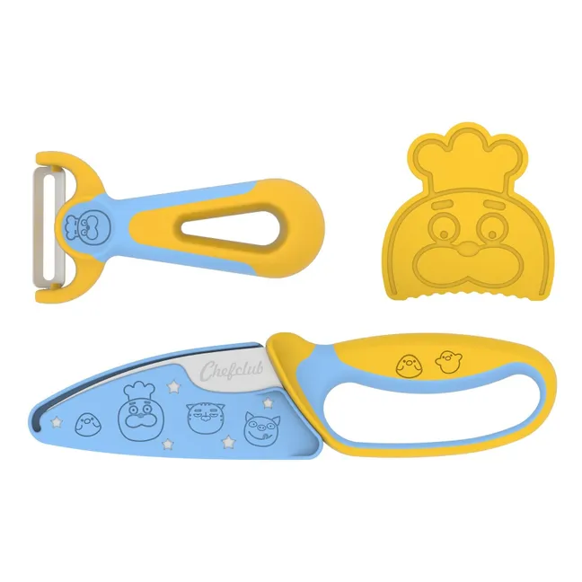 Peeler and knife kit | Yellow