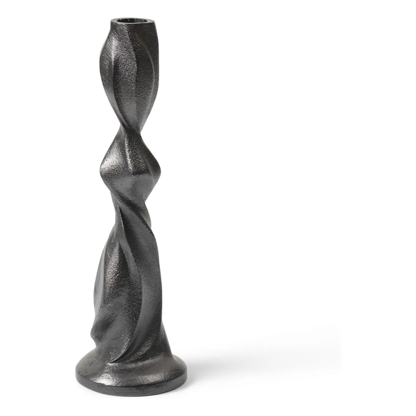 Ferm Living Charcoal Grey Gale Candlestick