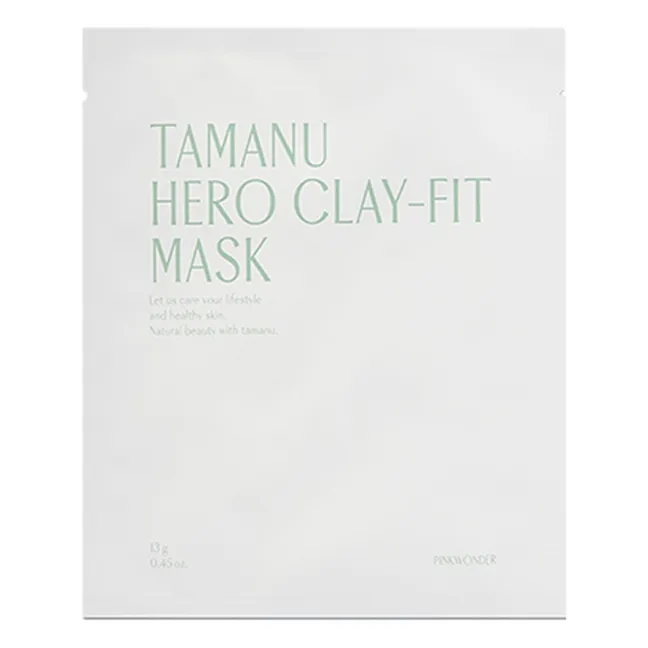 Tamanue Hero Clay fit Mask Anti-Pickel Masken - 3er Set