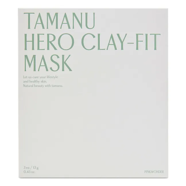 Tamanue Hero Clay fit Mask Anti-Pickel Masken - 3er Set