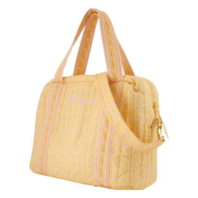 Sac à Langer Fleuri | Jaune