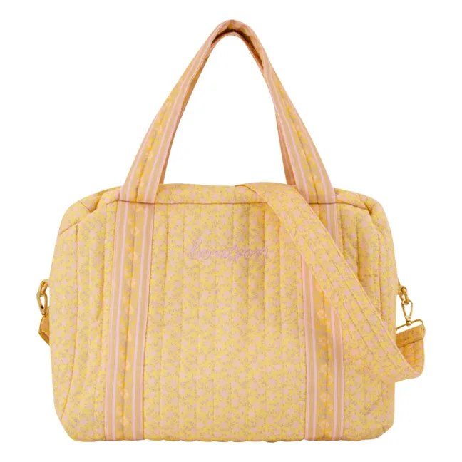 Sac à Langer Fleuri | Jaune