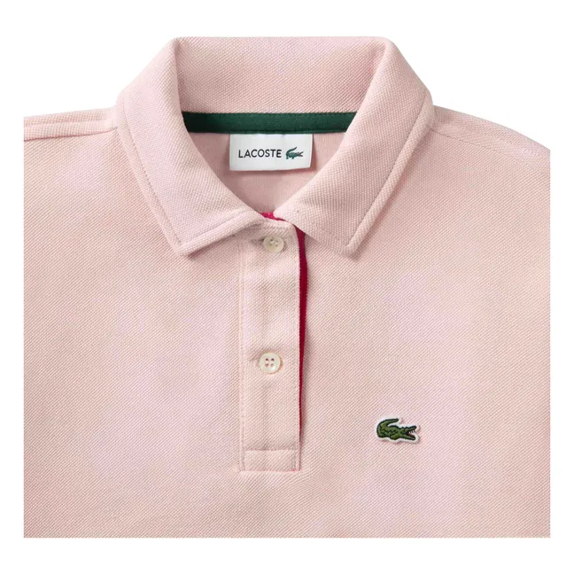 Polo oversize con logotipo Algodón orgánico | Rosa Pálido