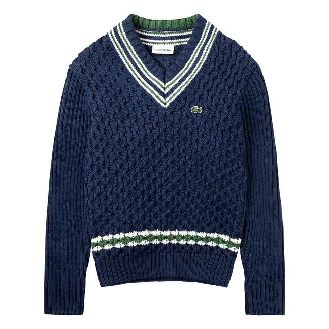 Jersey de algodón orgánico | Azul Marino