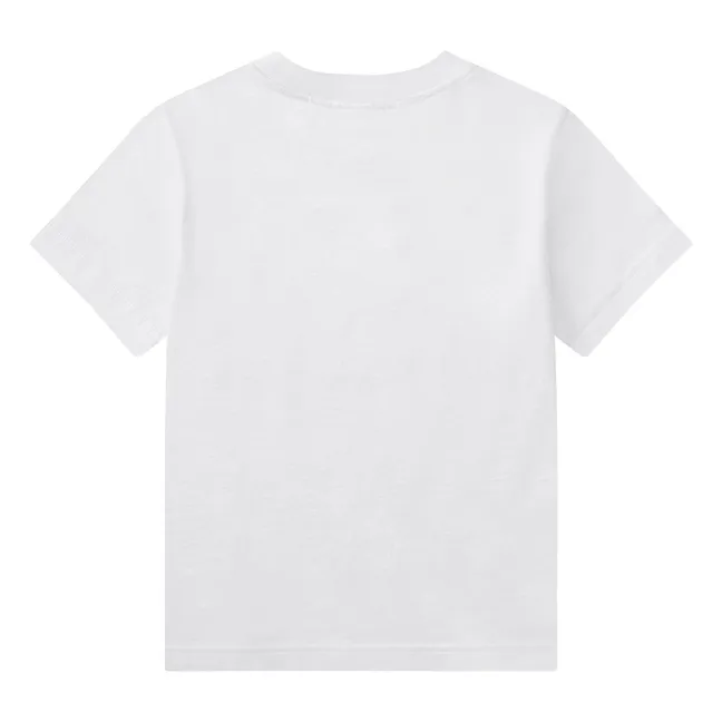 Logo-T-Shirt Bio-Baumwolle | Weiß
