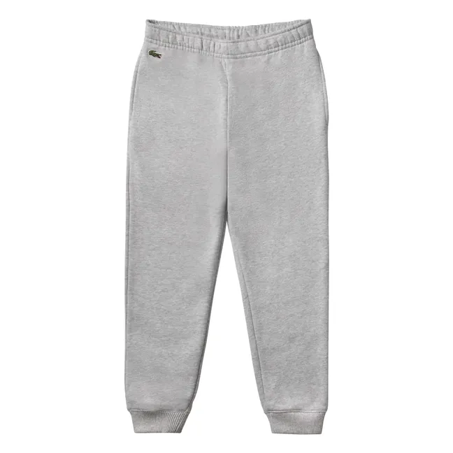 Organic Cotton Logo Jogger | Heather grey