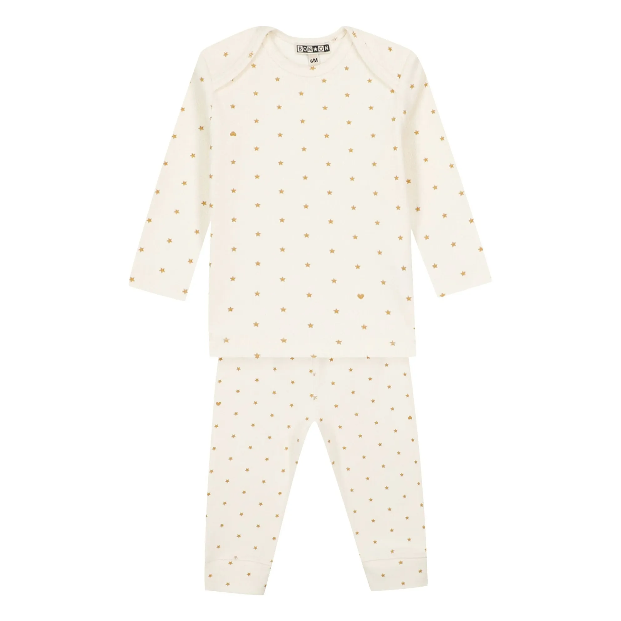 Pyjama Patino Star | Jaune pâle- Image produit n°2