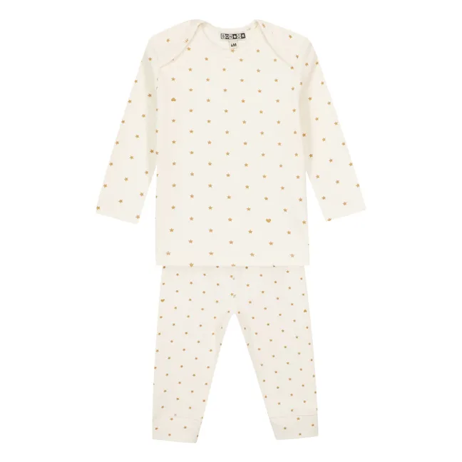 Patino Star pyjamas | Pale yellow