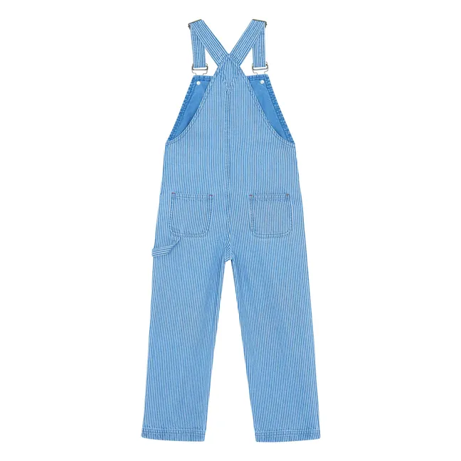 Salopette Nope Rayée | Bleu