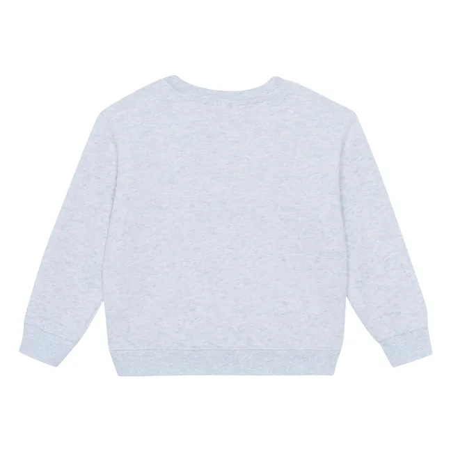 Sweat Chiné Smile Call Me | Gris