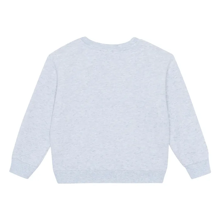 Sweat Chiné Smile Call Me | Gris- Image produit n°2