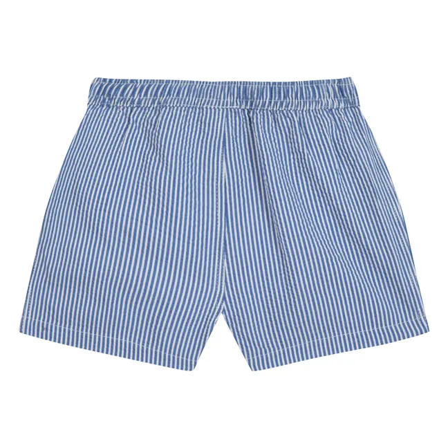 Stripe Baby Swim Shorts | Azure blue