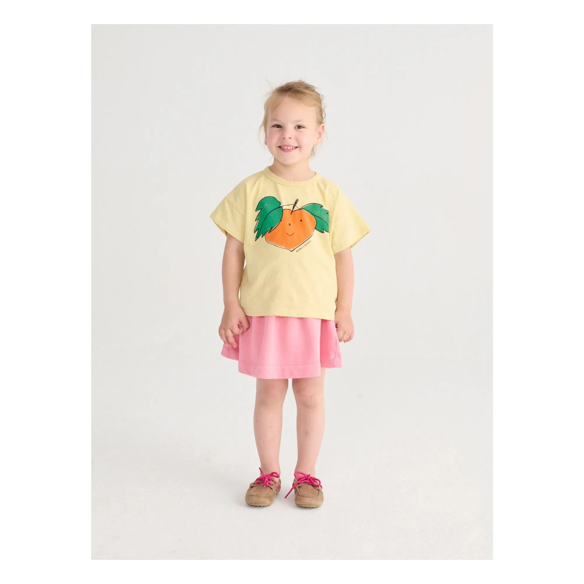 T-shirt Orange Coton Bio | Jaune- Image produit n°1
