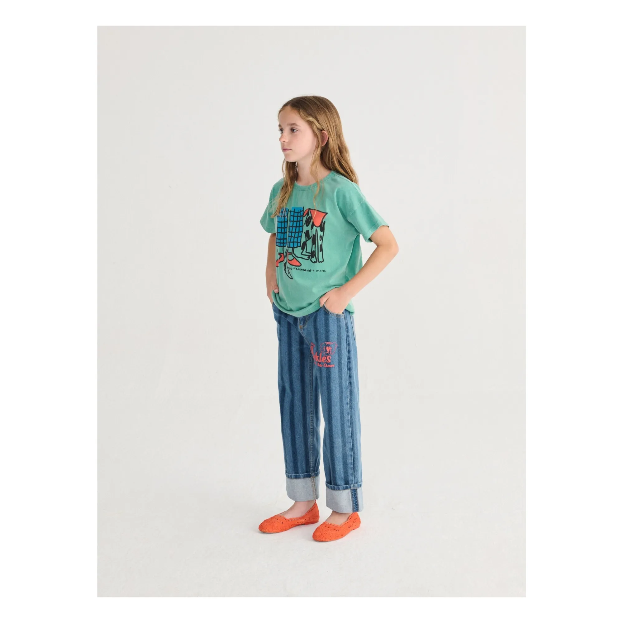 T-shirt Friendship Coton Bio | Vert- Image produit n°4