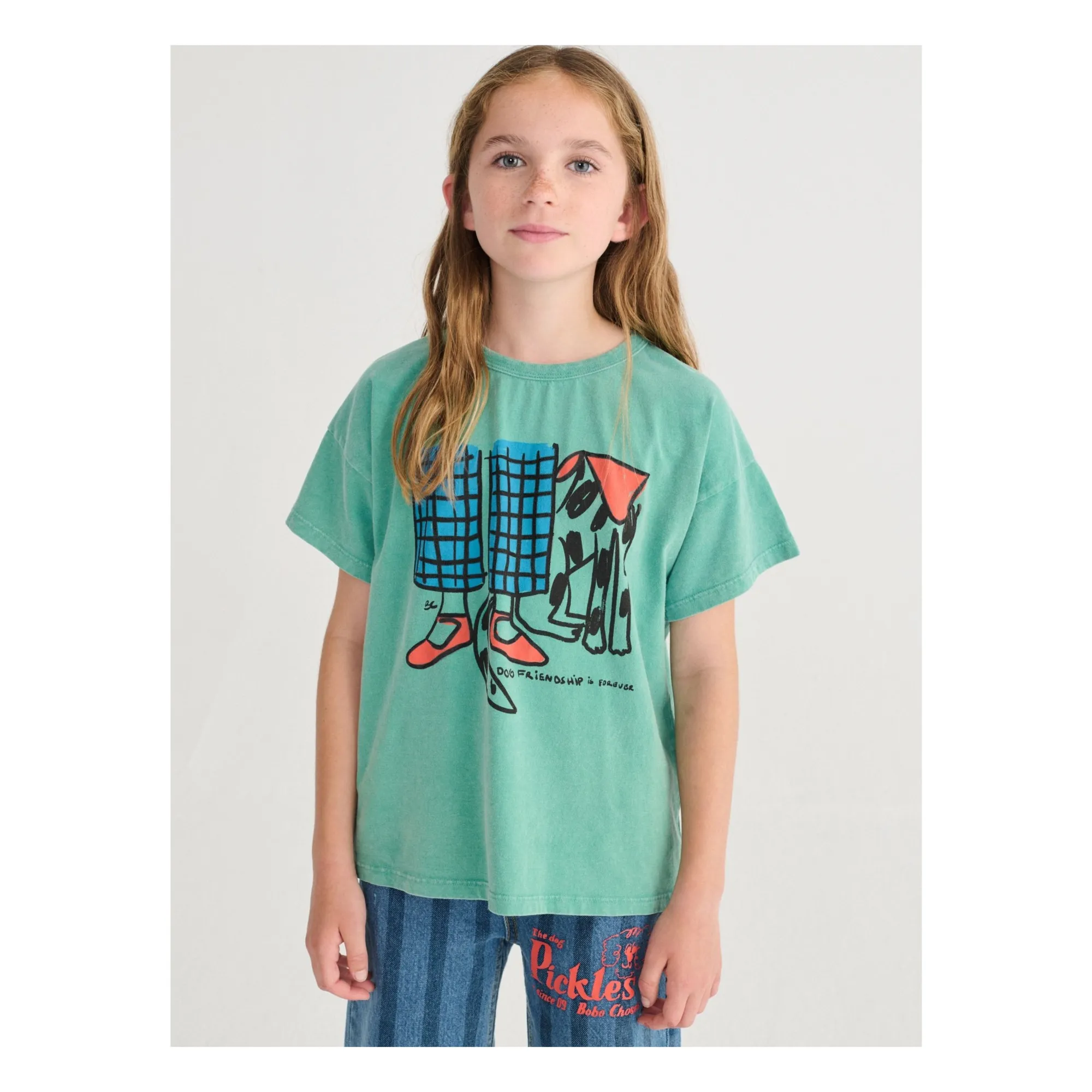 T-shirt Friendship Coton Bio | Vert- Image produit n°2