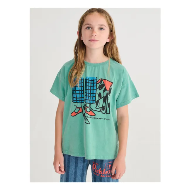 T-shirt Friendship Coton Bio | Vert